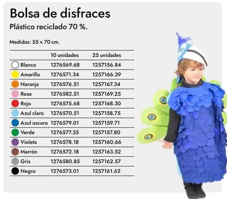 Oferta de Bolsa De Disfraces en Abacus
