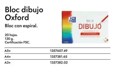 Oferta de Oxford - Bloc Dibujo en Abacus