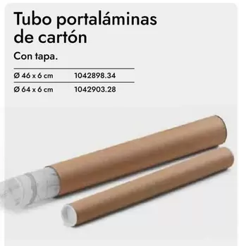 Oferta de Tubo Portalâminas De Cartón en Abacus