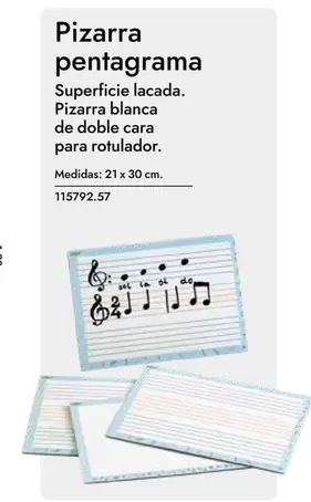 Oferta de Pizarra Pentagrama en Abacus