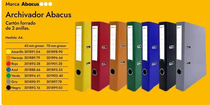 Oferta de Abacus - Archivador en Abacus
