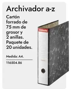 Oferta de Archivador A-Z en Abacus