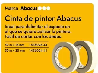 Oferta de Abacus - Cinta De Pintor Abacus en Abacus