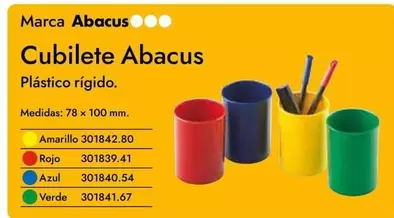 Oferta de Abacus - Cubilete  en Abacus