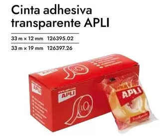 Oferta de Apli - Cinta Adhesiva Transparente en Abacus