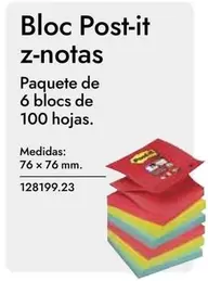 Oferta de Post-it - Bloc  Z-notas en Abacus