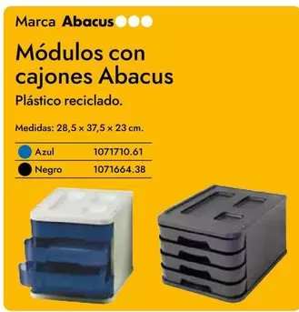 Oferta de Abacus - Módulos Con Cajones  en Abacus