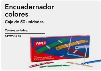 Oferta de Apli - Encuadernador Colores en Abacus