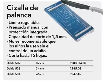 Oferta de Cizalla De Palanca en Abacus