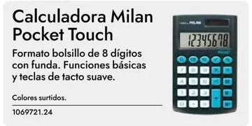 Oferta de Pocket - Calculadora Milan  Touch en Abacus