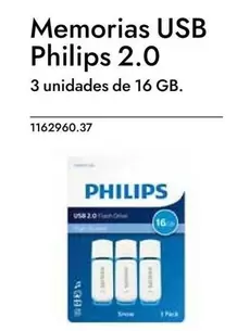 Oferta de Philips - Memorias Usb 2.0 en Abacus