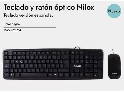 Oferta de Nilox - Teclado Y Raton Óptico en Abacus