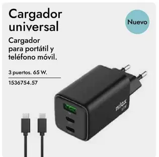 Oferta de Cargador Universal en Abacus