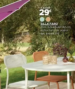 Oferta de Faro - Silla por 29€ en GiFi