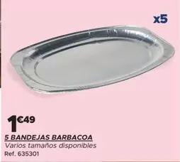 Oferta de Bandejas Barbacoa por 1,49€ en GiFi