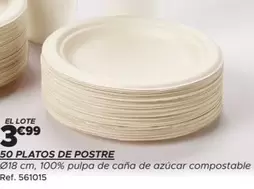 Oferta de 50 Platos De Postre por 3,99€ en GiFi
