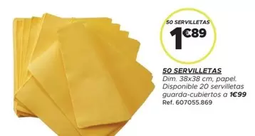 Oferta de DIM - 50 Servilletas por 1,89€ en GiFi