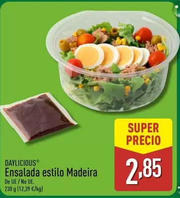 Oferta de Daylicious/ Ensalada Estilo Madeira por 2,85€ en ALDI