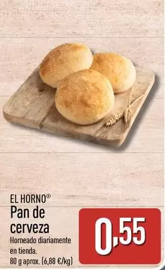 Oferta de El Horno - Pan De Cerveza por 0,55€ en ALDI