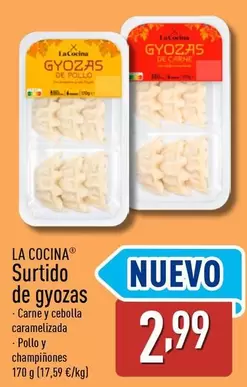 Oferta de La Cocina - Surtido De Gyozas por 2,99€ en ALDI