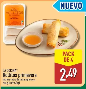 Oferta de La Cocina - Rollitos Primavera por 2,49€ en ALDI