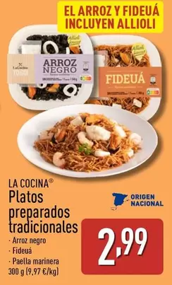 Oferta de La Cocina - Platos Preparados Tradicionales por 2,99€ en ALDI