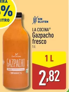Oferta de La Cocina - Gazpacho Fresco por 2,82€ en ALDI