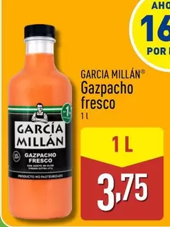 Oferta de Garcia Millan - Gazpacho Fresco por 3,75€ en ALDI