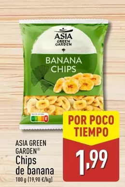 Oferta de Asia Green Garden - Asia Green Garden Chips De Banana por 1,99€ en ALDI