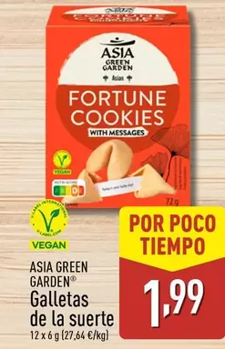 Oferta de Asia Green Garden - Galletas De La Suerte por 1,99€ en ALDI