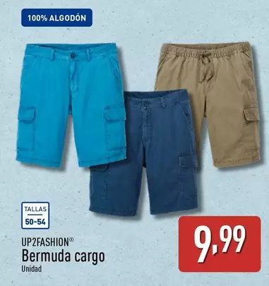 Oferta de Bermuda Cargo por 9,99€ en ALDI