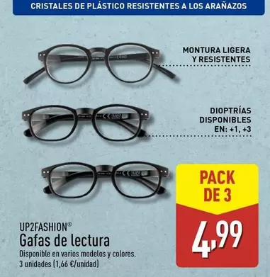 Oferta de Up2fashion - Gafas De Lectura por 4,99€ en ALDI