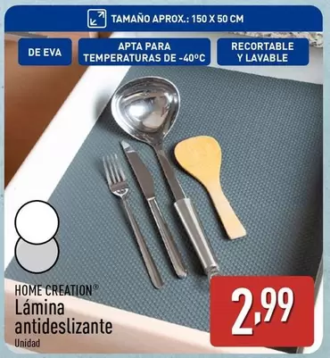 Oferta de Eva - Lámina Antideslizante por 2,99€ en ALDI