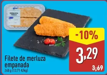 Oferta de Filete De Merluza Empanada por 3,29€ en ALDI