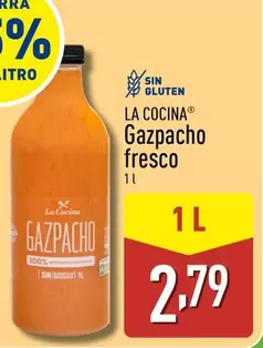 Oferta de La Cocina - Gazpacho Fresco por 2,79€ en ALDI