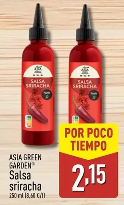 Oferta de Asia Green Garden - Salsa Sriracha por 2,15€ en ALDI