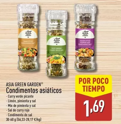 Oferta de Asia Green Garden - Condimentos Asiaticos por 1,69€ en ALDI
