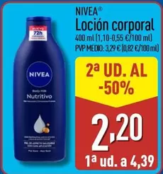 Oferta de Nivea - Locion Corporal por 4,39€ en ALDI