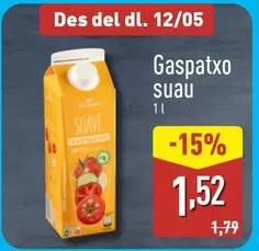 Oferta de Gaspatxo Suau por 1,52€ en ALDI