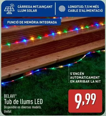 Oferta de Solar - Tub De Llums Led por 9,99€ en ALDI