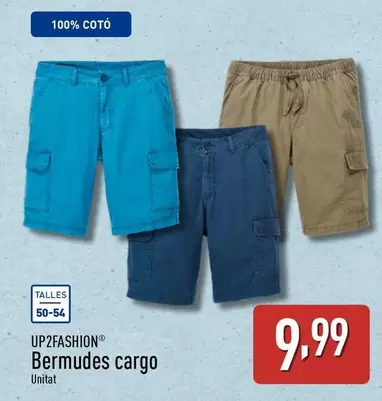 Oferta de Up2fashion - Bermudes Cargo por 9,99€ en ALDI