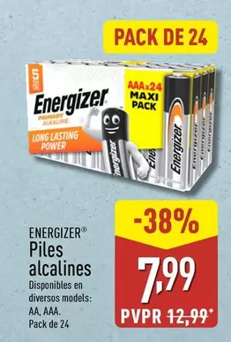 Oferta de Energizer - Piles Alcalines por 7,99€ en ALDI
