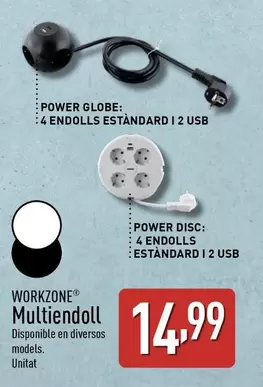 Oferta de Workzone - Multiendoll por 14,99€ en ALDI