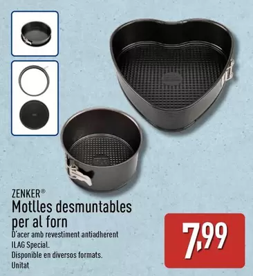 Oferta de Zenker - Motlles Desmuntables Per Al Forn por 7,99€ en ALDI