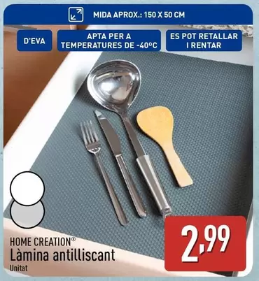 Oferta de Home - Lamina Antilliscant por 2,99€ en ALDI