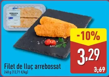 Oferta de Filet De Lluç Arrebossat  por 3,29€ en ALDI