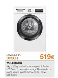 Oferta de Bosch - Lavadora  por 519€ en Expert