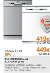 Oferta de Bru - Lavavajillas por 419€ en Expert