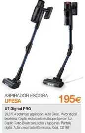 Oferta de Ufesa - Aspirador Escoba por 195€ en Expert
