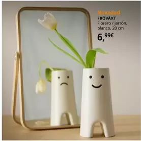Oferta de Frovaxt - Florero / Jarrón, Blanco, 20 Cm por 6,99€ en IKEA